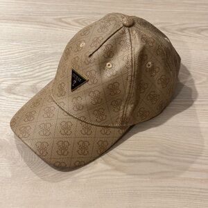 Guess Tan Monogram Baseball Cap
